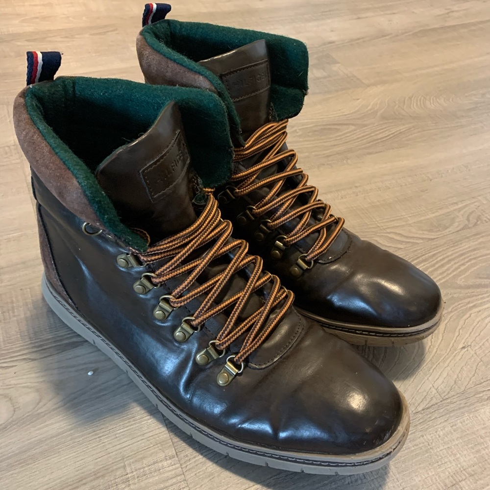 Tommy Hilfiger Leather Boots